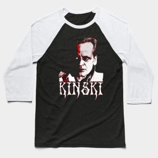 Klaus Kinski Design Baseball T-Shirt